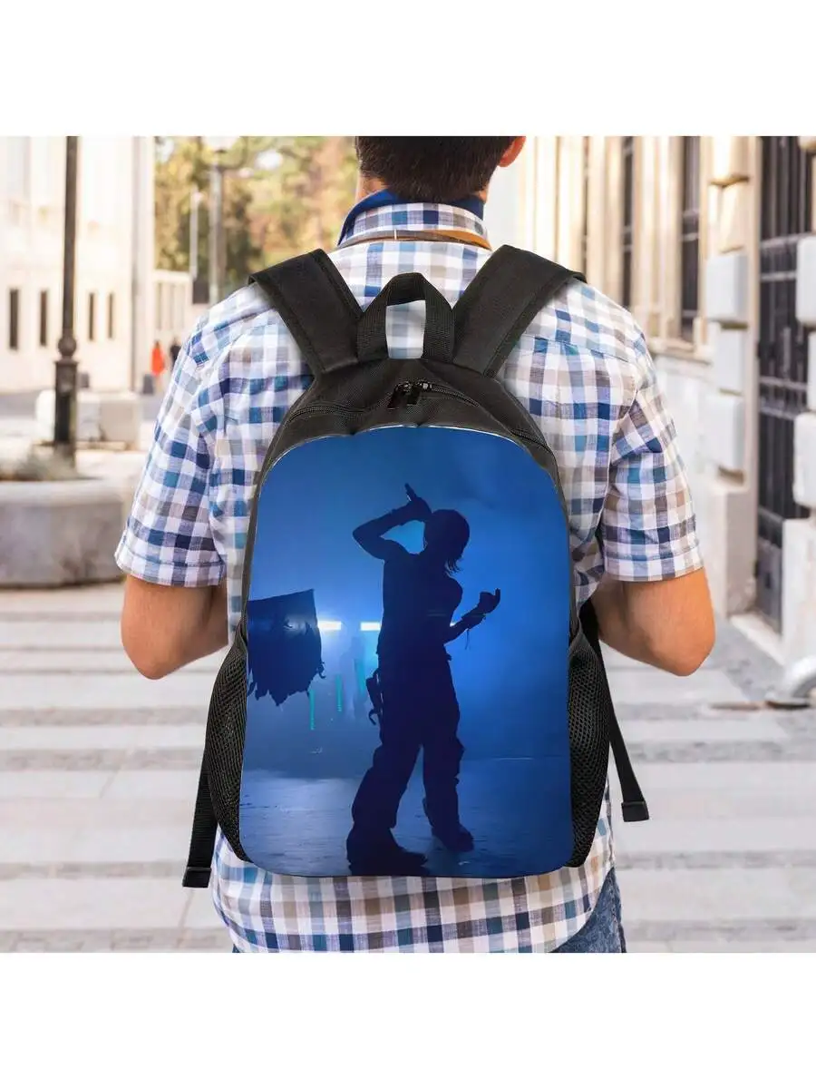 

Mens Street Style Backpack Lightweight Durable With Adjustable Straps Spacious Compartment Front Pocket For College Travel
