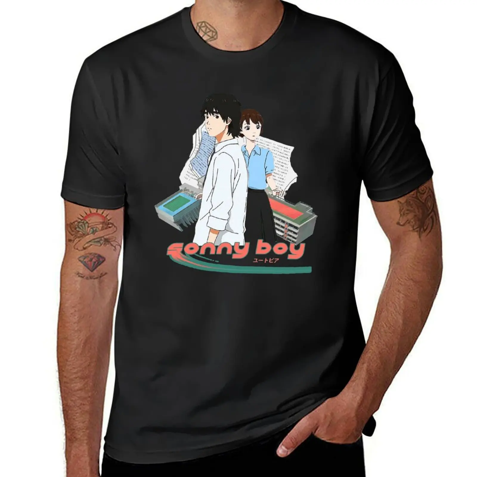 Sonny Boy ''ADRIFT'' V1 Anime T-Shirt sweat vintage clothes cute tops Aesthetic clothing mens funny t shirts