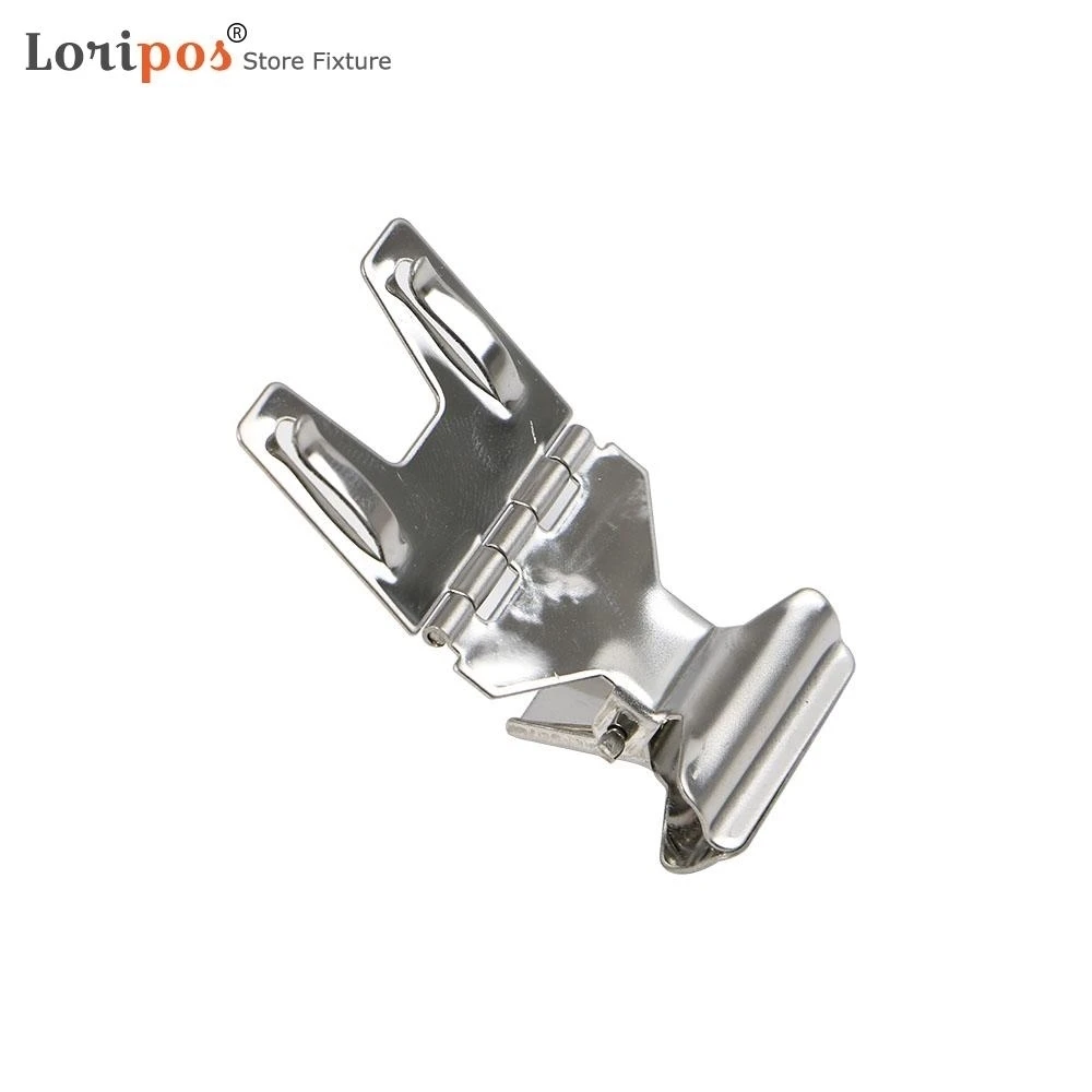 Cake Metal Clip Shelf Edge Sign Holder Food Label Display Stand Up Price Tag Clamp On | Loripos 20pcs