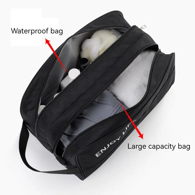 Large Capacity Luggage bag Men\'s Gym Bag Wet Dry Oxford Crossbody Shoulder Bag Females Travel Fitness Washing Handbag Hobo Tote