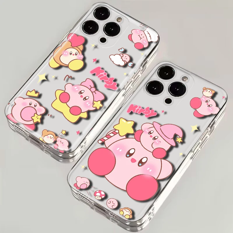 Kirby cartoon Soft Case dla Samsung A7 A70 A71 A72 A8 A9 J2 J4 Plus J5 J6 Prime J7 J9 M30S M31 M51 M23 A04 A14 A23 A34 A54