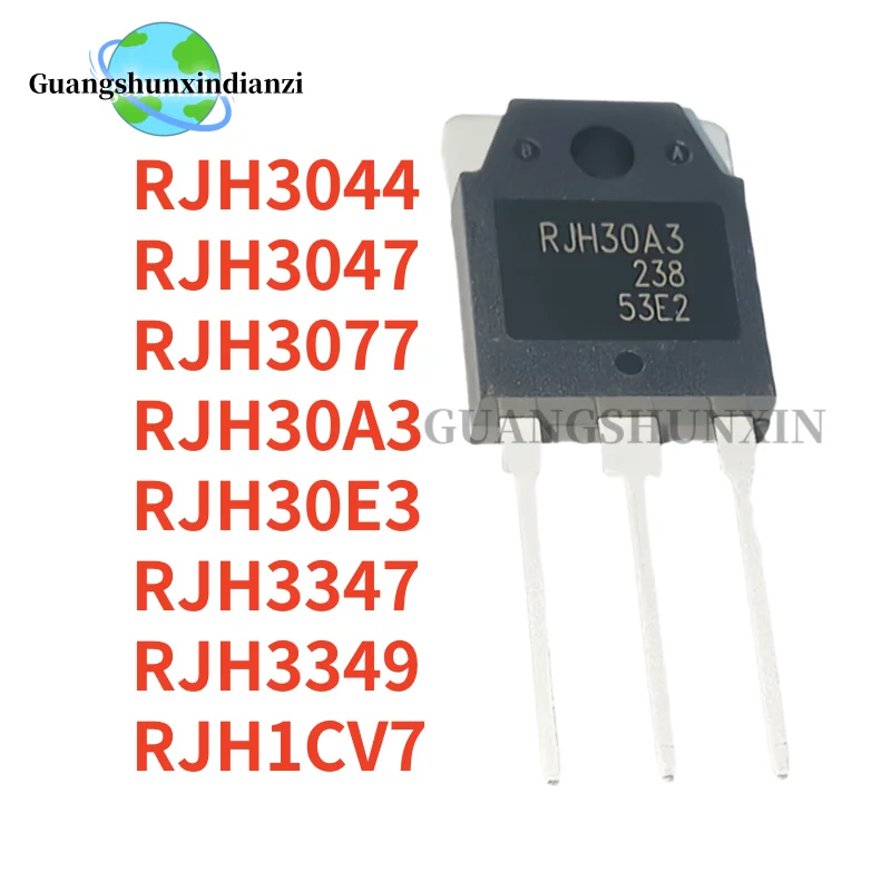 5PCS 100% NEW RJH3047 RJH3077 RJH1CV7 RJH3349 RJH3044 RJH3347 RJH30A3 RJH30E3 TO3P POWER TRANSISTORS TO-3P