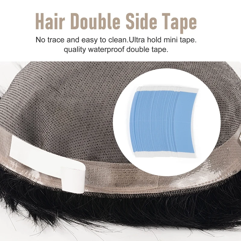108Pc/Lot Strong Wig Double Tape Strips Fixed Hair System Adhesive Extension Lace Wig Waterproof Sweat Wig Film Adhesive