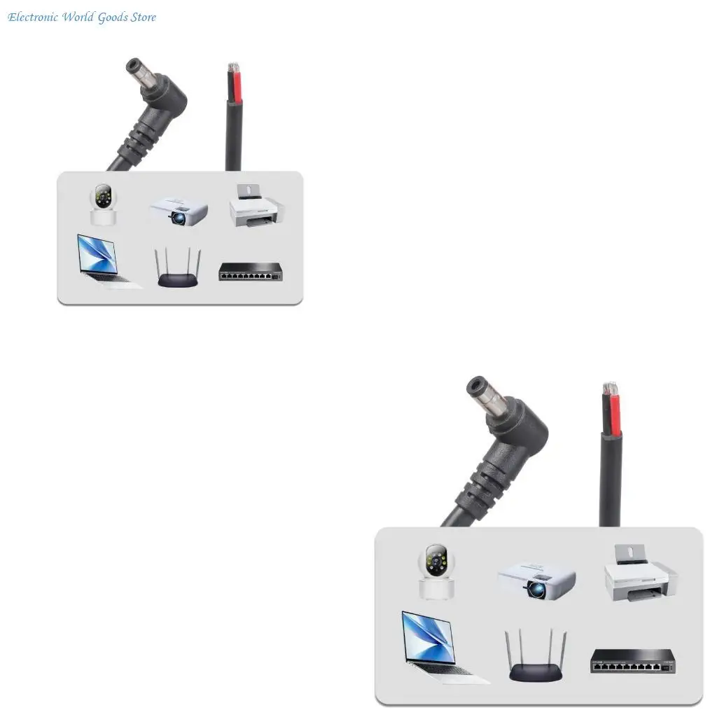 

A3PD прямоугольный разъем DC5525, кабель с косичками, 16AWG, высокая токовая емкость, 12 В, 24 В, безопасный для светодиодного