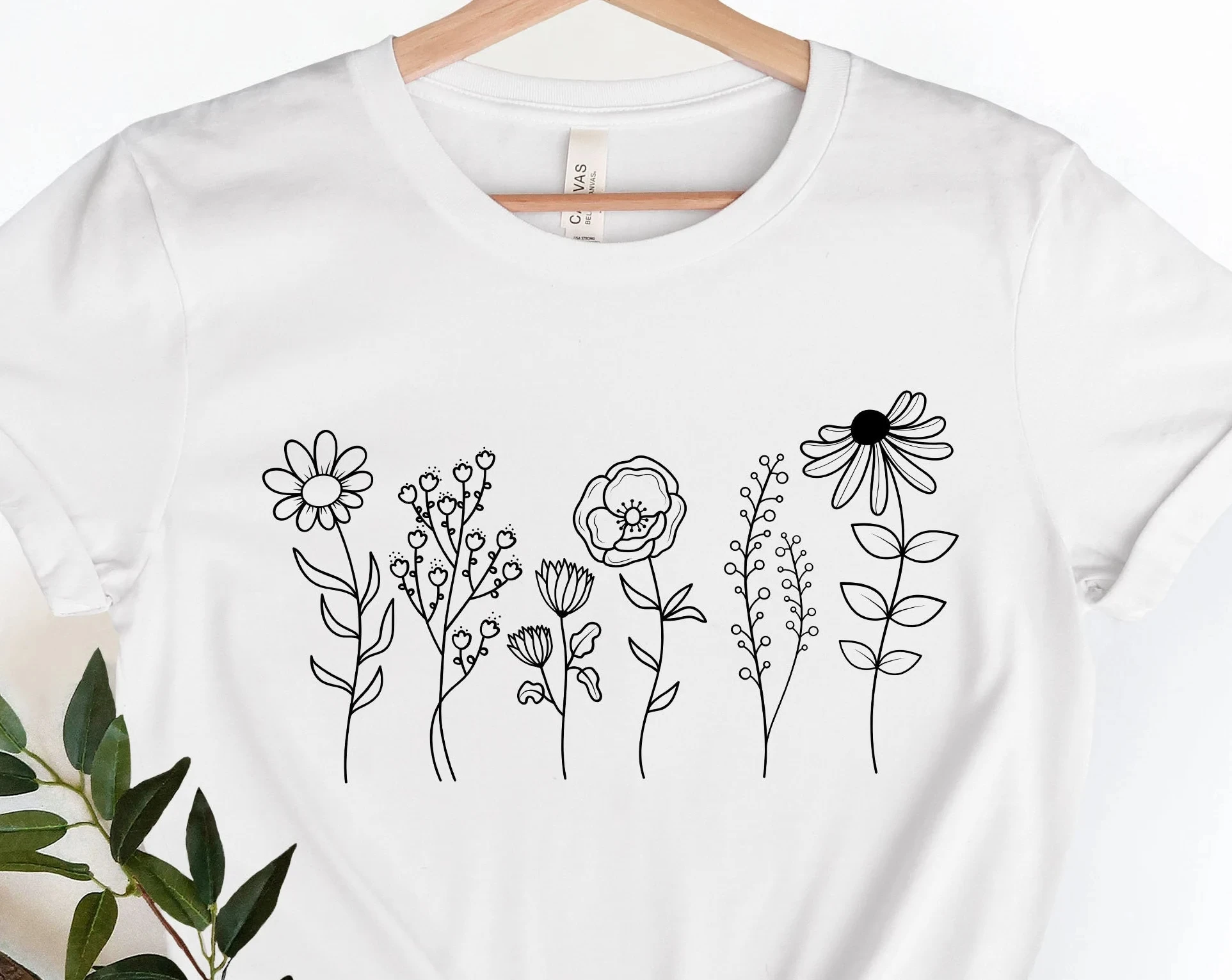 

Wild Flowers Shirt, Wildflower Tshirt, Floral Shirt, Botanical Shirt, Flower Shirt, Nature Lover Shirt,Ladies Shirts, Womens Tee