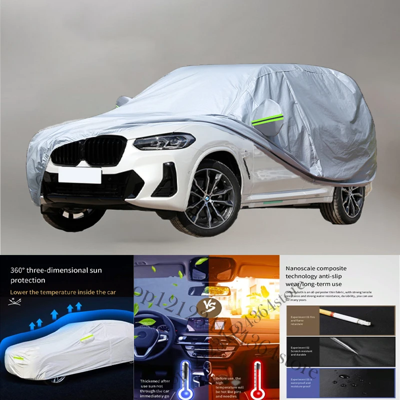 

For BMW X3 Auto Anti snow Anti dust Anti uv Anti peeling paint And Anti Rainwater 210t car cover Car cover protection