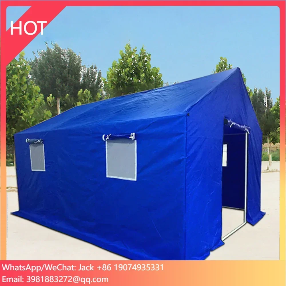 

FEAMONT Large 3x4m Canvas Emergency Tent Waterproof Disaster Relief Field Hospital Tent Outdoor Disaster Relief Tent