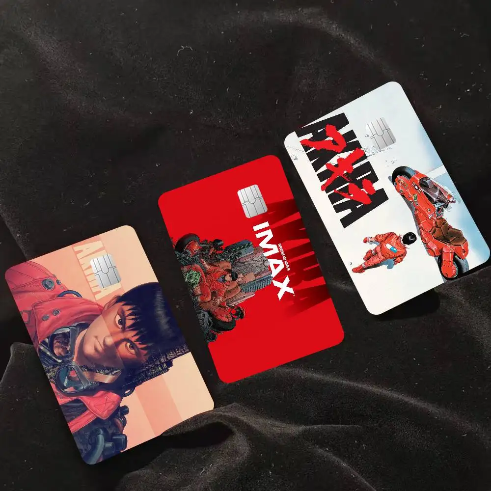 AKIRA Anime Anmie Sticker Film Skin Cover For Credit Card Debit Bank Card Front