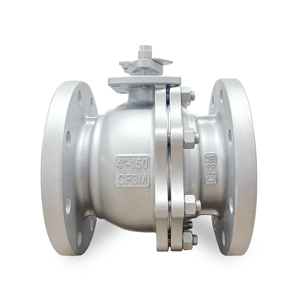 Factory Direct CF3M Stainless Steel Flange Ball Valve Q41F-16P Manual Heavy Duty for High Temperature Media OEM Customizable