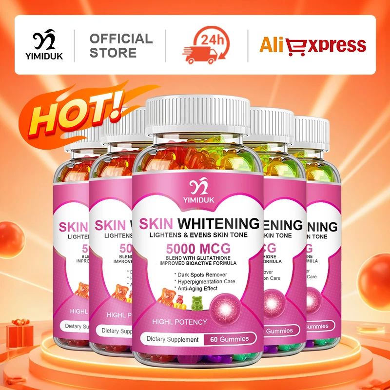 

Жевательные конфеты с глутатионом для отбеливания кожи - средство от темных пятен и следов от акне - веганские отбеливающие средства для кожи с антивозрастным и антиоксидантным эффектом