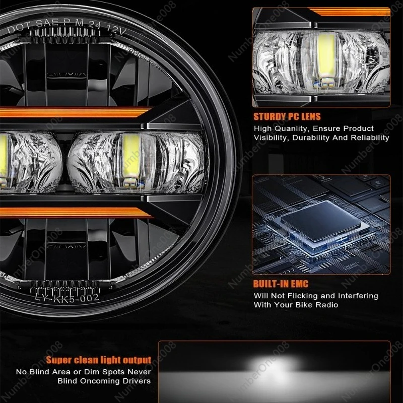 5.75inch Motorcycle LED Headlight 5.75inch Motorcycle Modified Headlight