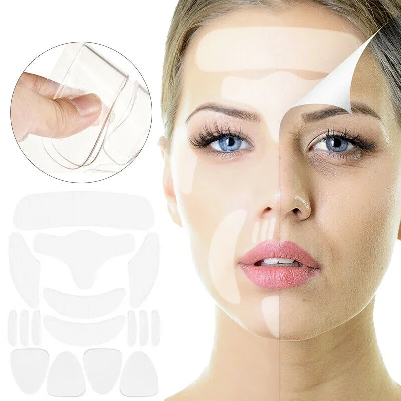 

Silicone Face Anti-Wrinkle Pad Forehead Neck Hand Eye Breast Skin Care Lifting Tool Removal Sticker Tape Aging Reusable Patch