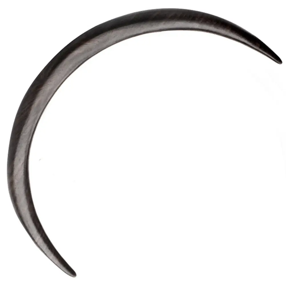 

Wooden Hair Fork Moon Hairpin Lightweight Curved Moon Shape for Daily Wearing Wedding Party Retro Hair Stick for Women