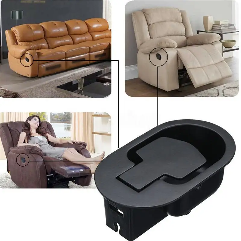 Metal Handle Durable Recliner Chair Sofa Couch Release Lever Recliner Mechanism Replacement Brand Reclining Armchair Handle