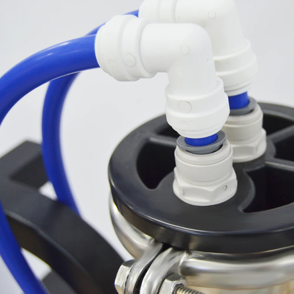 Sistema RO/DI portátil de 3 estágios em aço inoxidável para limpeza de janelas e máquinas de tratamento de água para lavagem de carros