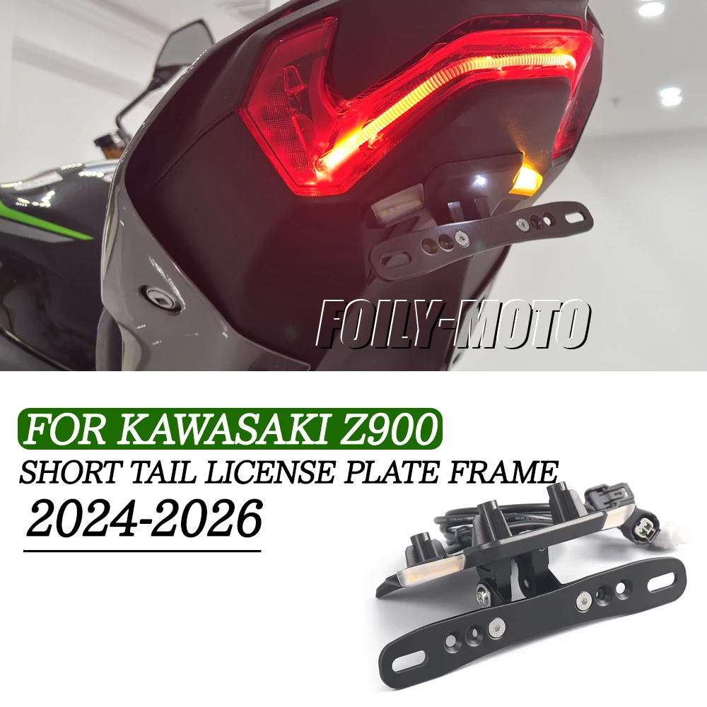 For Kawasaki Z900 z900 Z 900 SE 2024 2025 2026 New Rear Tail Tidy License Plate Holder Motorcycle Fender Eliminator Kit