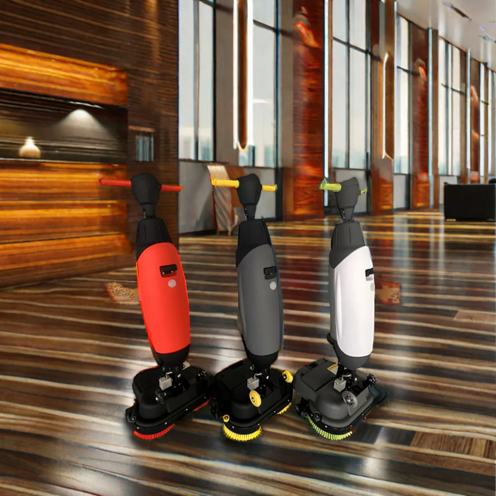 Hot Sales New Arrivals Easy Push Commercial Auto Floor Scrubber Machine Chinese Best Disc Rotary Floor Scrubber