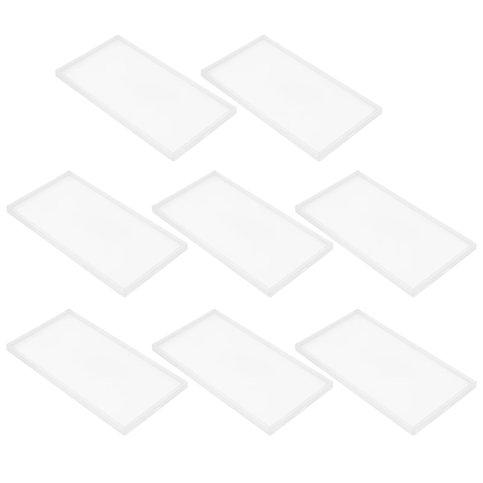 8-шт дисплей коробка для сбора банкнот защитный держатель для монет прозрачный контейнер