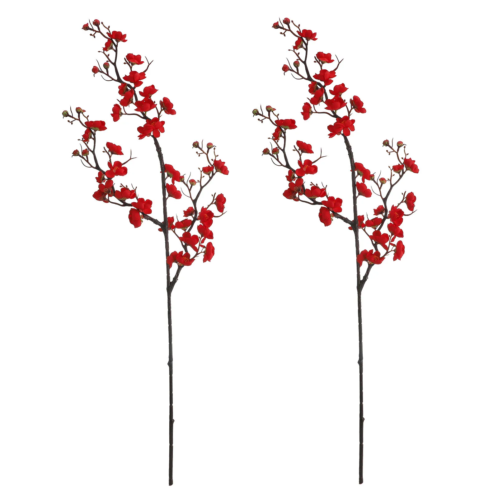 

Faux Flower Branches Artificial Plum Blossom Cuttings DIY Vase Flower Arrangement Accessories Home Room Decoration