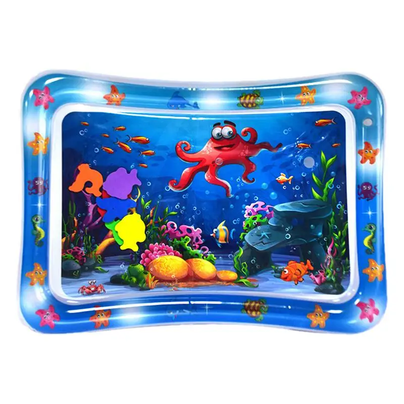 

Sensor Water Play Mat Summer Water Play Pad Tummy Mat 50 X 70cm Activity Center Mat With Ocean Theme Enhances Motor Skills &