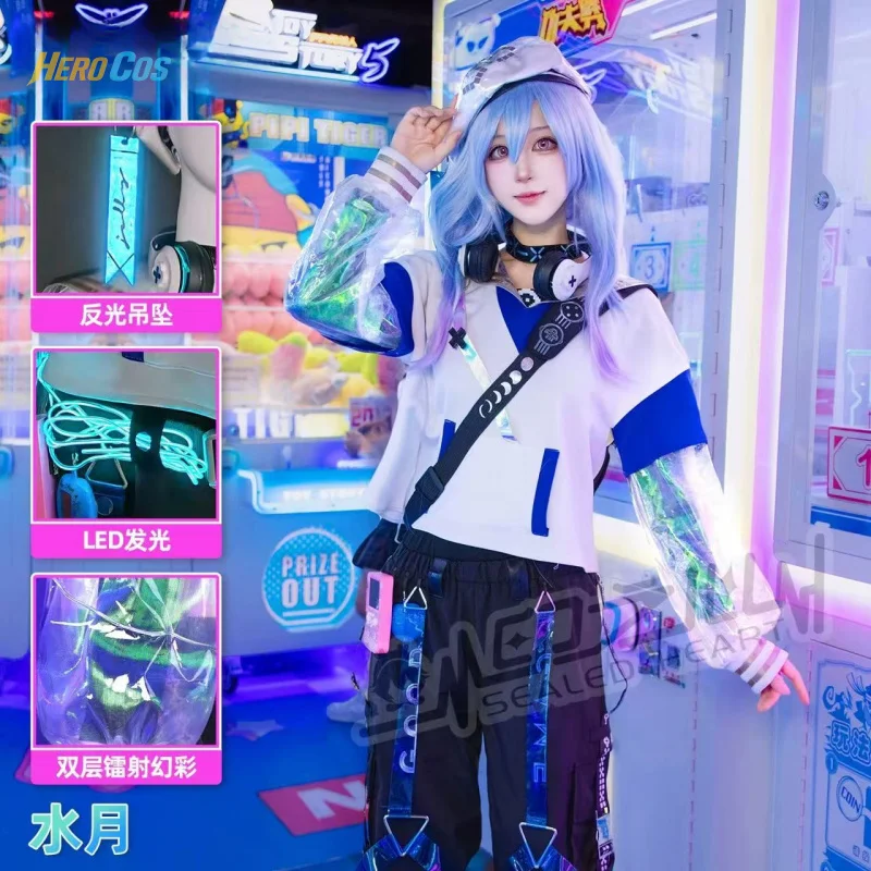 

Arknights Mizuki Cosplay Costume Party Fashion Accessories Prop Uniform Halloween Role Play Clothing HERO Cos