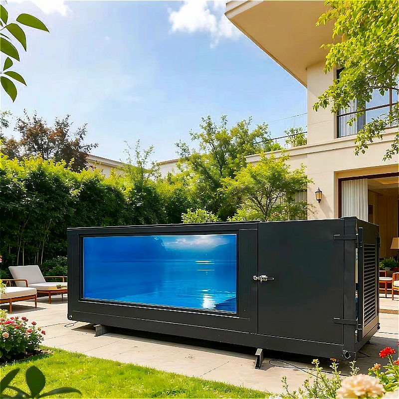 Simple Rectangular Container Pool Easy Installation Customized Size for Backyard Garden and Patio Swimming Area High Quality