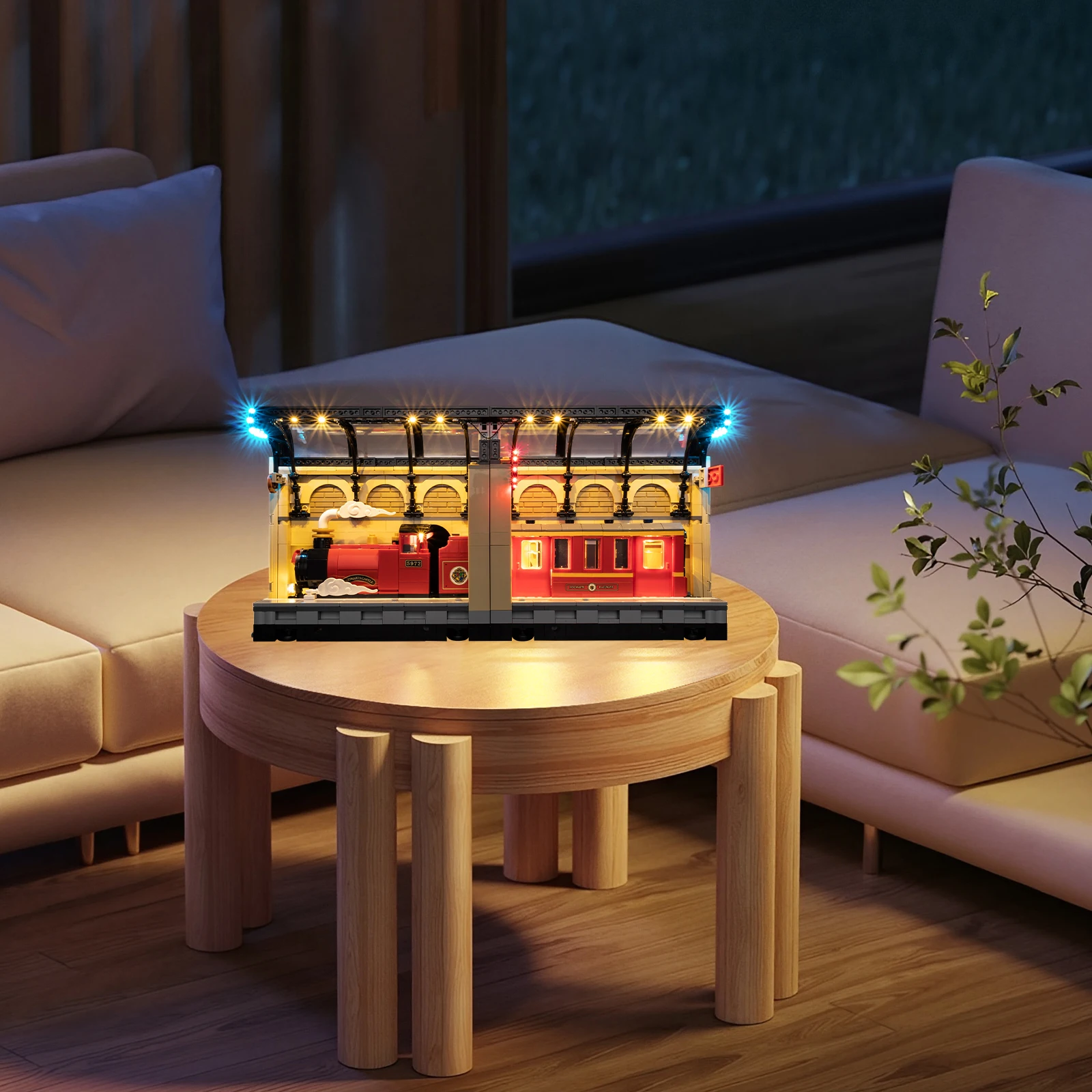 No Model LED Lighting Set Suitable for LEGO Harry Book Nook: Hogwarts Express 76450 Building Blocks