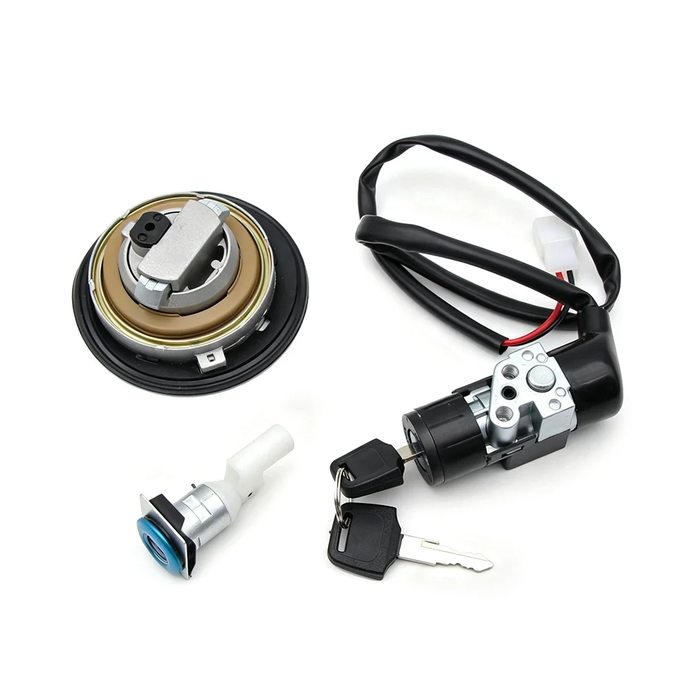 Motorcycle Fuel Gas Tank Cap Ignition Switch Lock Seat Lock For Honda CBR125R 04-10 CBR125RS 05-06 CBR125RW 05-10 35010-KPP-860