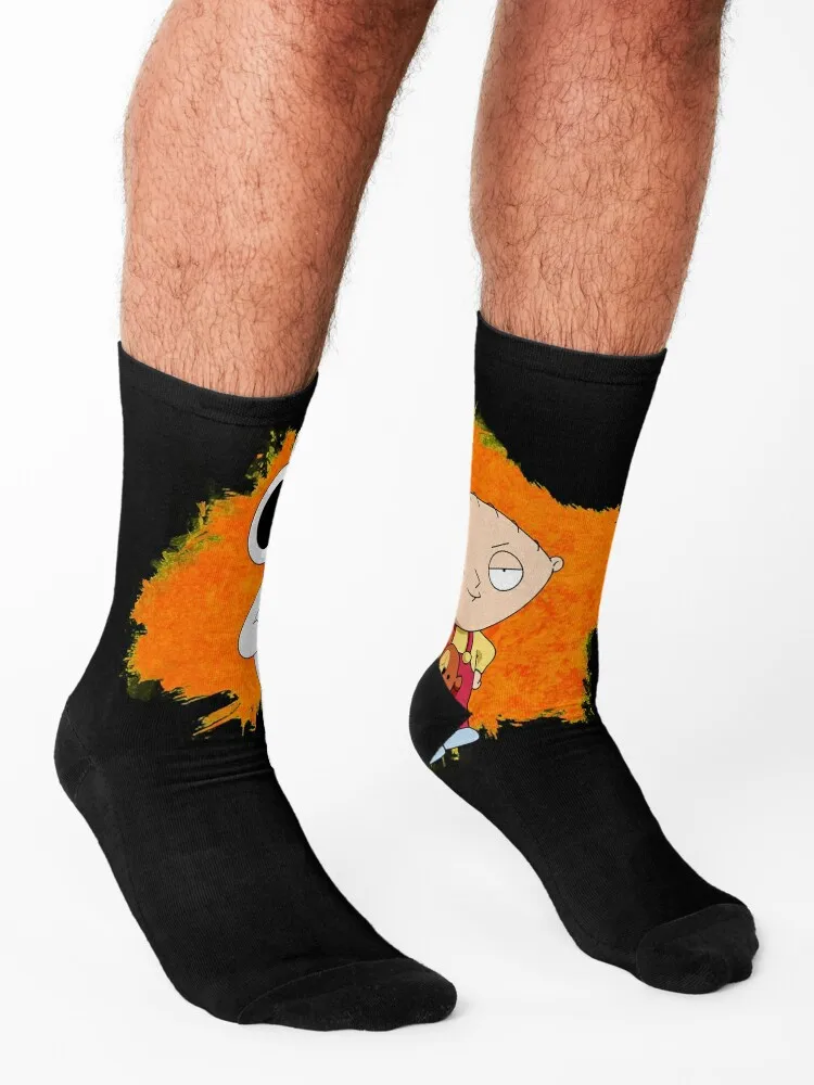 brian and stewie Classic T-Shirt Socks compression hip hop sports and leisure Run Designer Man Socks Women's