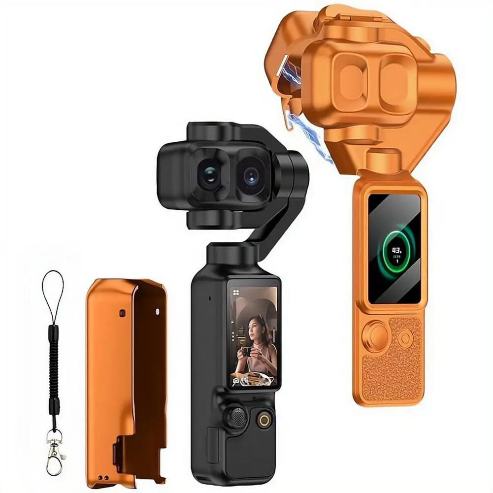 for DJI Pocket 4 Pro Magnetic Protective Case All-Inclusive Cover Quick-Release Protective Hard PC Shell Full Protection ﻿