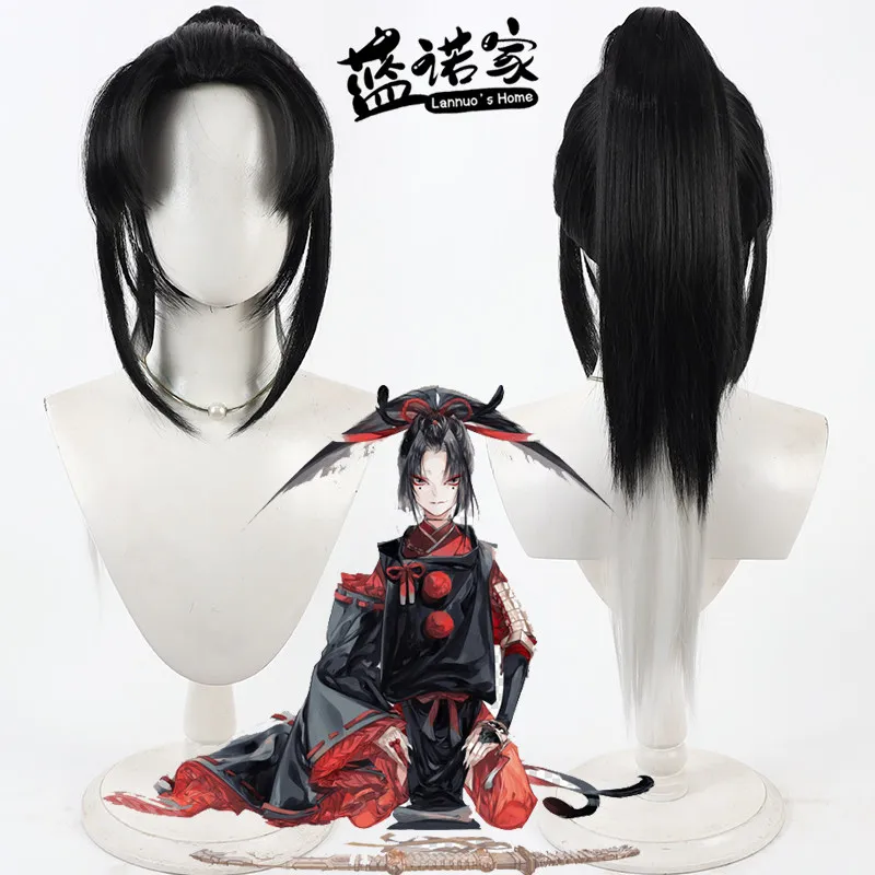 

Anime Touken Ranbu Kogarasumaru Cosplay Wig Halloween Carnival Party Props Synthetic Hair Heat Resistant Fiber + Wig Cap