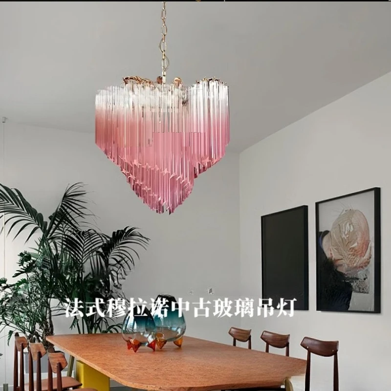 Crystal Chandelier Light Luxury Villa Duplex Stairs Spiral Lamp Hotel Restaurant Hollow and Tall