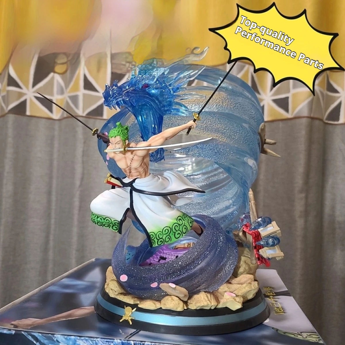 Large Size Anime Model Figure  Dragon  Sazanami Three Thousand World Version Ornament Collectible Birthday Gift
