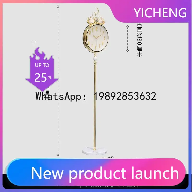 Hys quartz clock - minimalist & stylish home decor, flip clock, pendulum metal clock for living room decoration