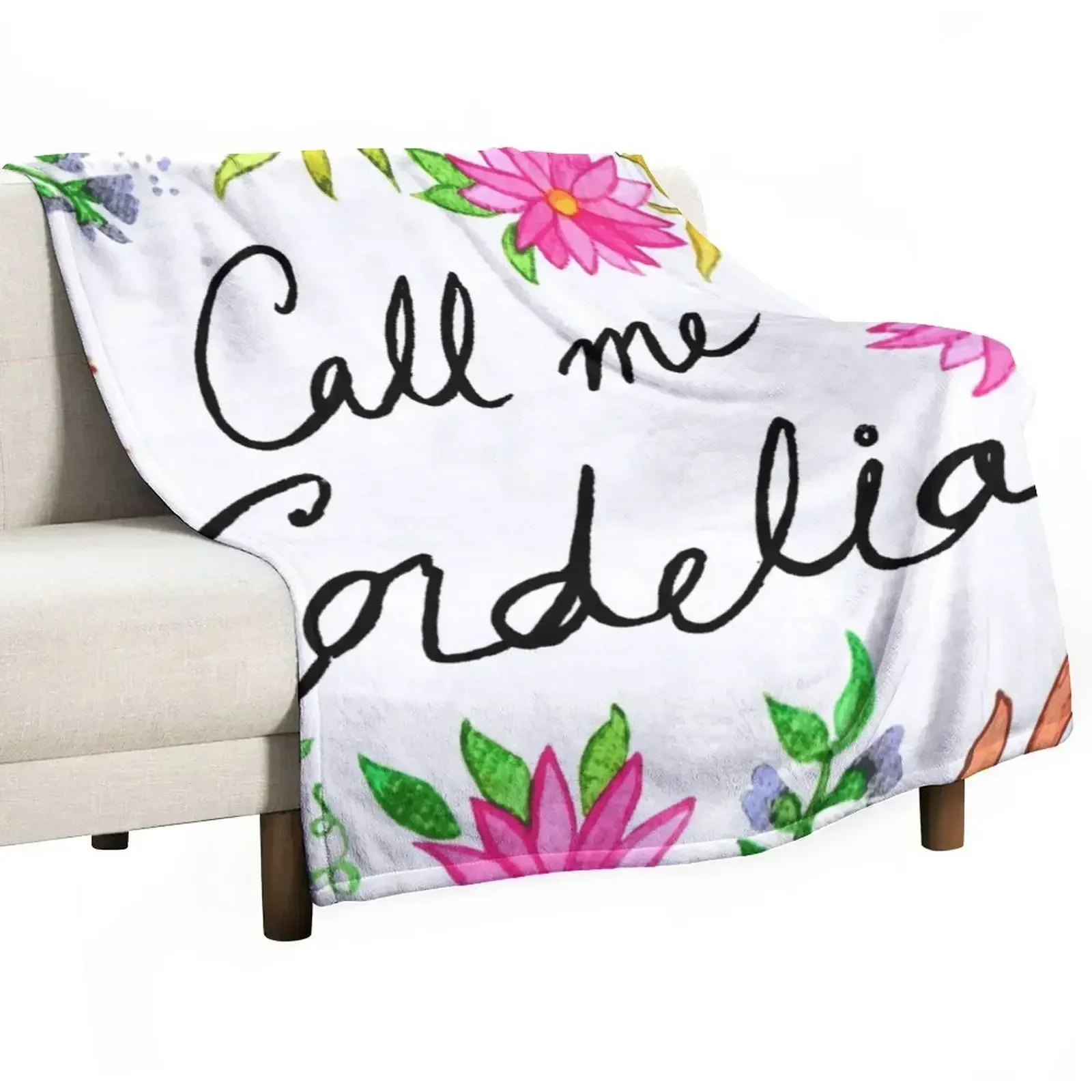 

Call Me Cordelia - Anne of Green Gables Throw Blanket Shaggy Furry Soft Blanket for Bedroom Living Room