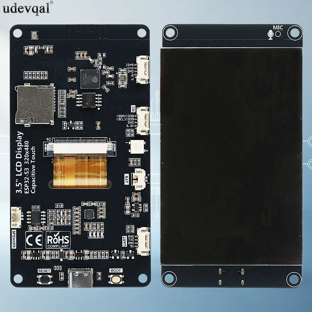 3.5 Inch ESP32 S3 Development Board with WiFi Bluetooth Smart Display TFT Module Touch Screen 240Mhz Speaker UART Interface