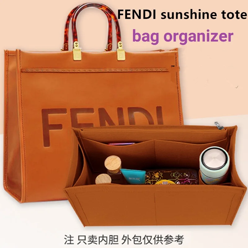 【Only Sale Inner Bag】Bag Organizer Insert For fendi sunshine Organiser Divider Shaper Protector Compartment