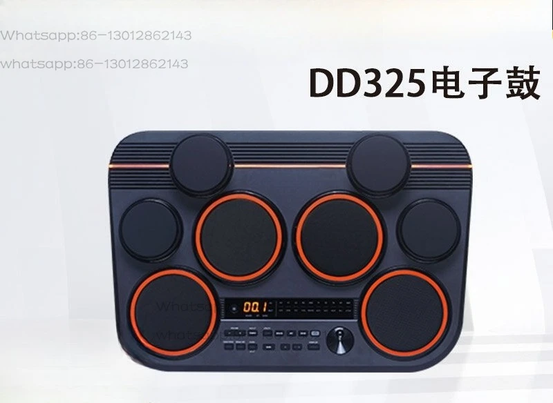 DD325 full mesh desktop electronic drum, compact and portable outdoor performance electronic drum