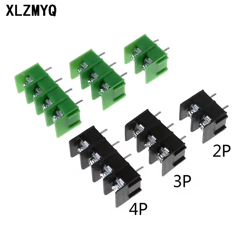 100pcs 7.62 mm KF7.62 - 2P 3P 4P MG 762 - 2 3 4 Pin Pcb Screw Block Splice Connector Terminal 7.62mm Pitch Can Be Connected