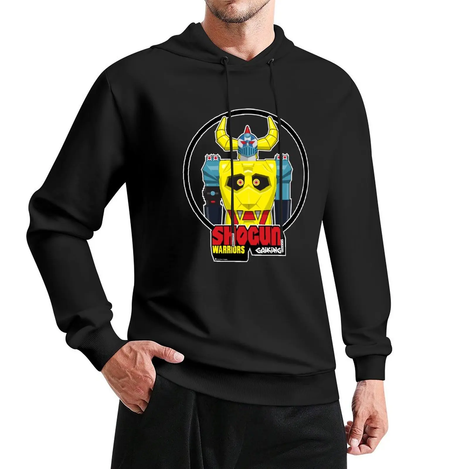 

Shogun Warrior Gaiking Pullover Hoodie japanese style autumn anime clothing men's hoodies