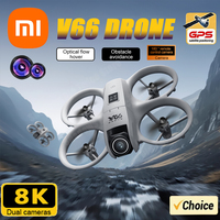Xiaomi 8K V66 Drone Aerial Remote-controlled Aircraft Dual Camera Intelligent Obstacle Avoidance Fixed Altitude Aerial Vehicle