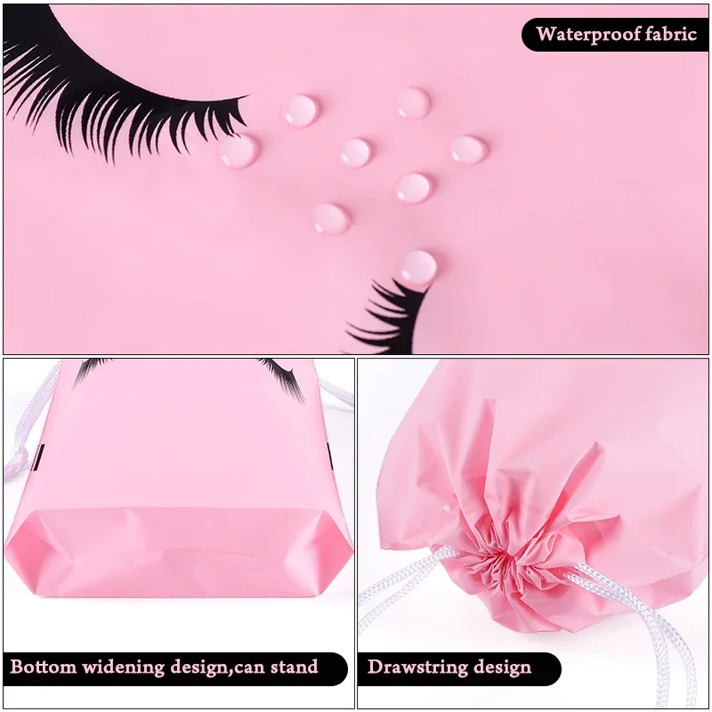 20 قطعة الرموش يشكلون حقيبة قابلة لإعادة الاستخدام أكياس الرعاية اللاحقة أدوات الزينة أحمر الشفاه حقيبة سفر لاش تمديد لوازم أدوات ماكياج التجميل