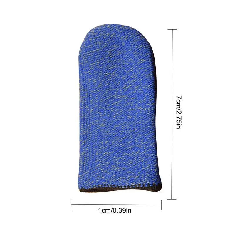 Video Game Finger Sleeves Mobile Phone Game Thumb Finger Protector Non Slip Anti-sweat Carbon FiberThumb Sleeves Cover