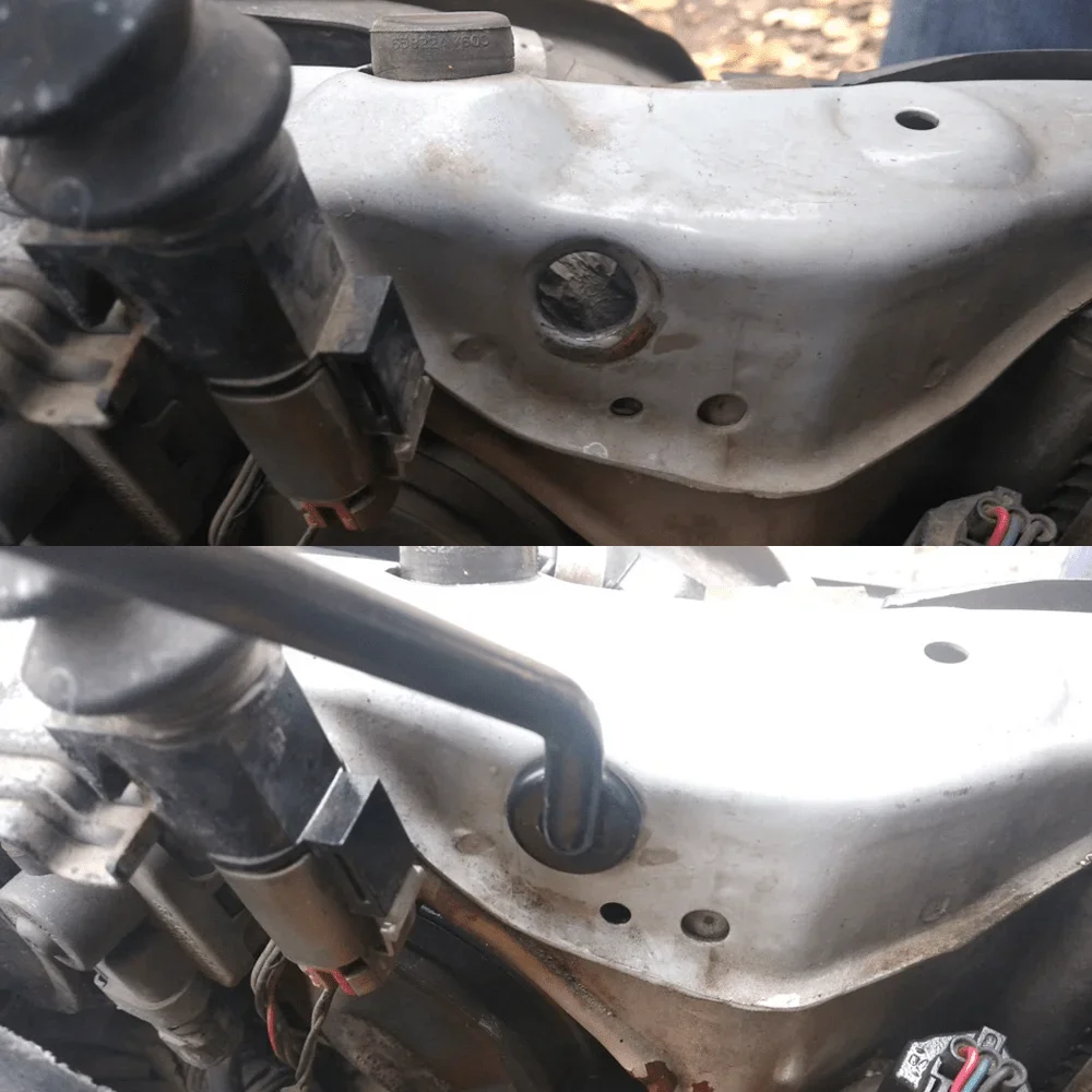 10 Stück Motorhaubenhalterung für Honda, Toyota, Lexus Kunststoff-Motorhaubenstütze Propellerstange mit Öse Auto-Zubehör – Detail 3