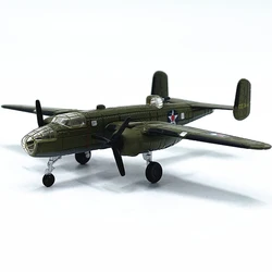 Diecast 1:200 Scale American B-25 Bomber Original Finished Alloy Airplane Model Simulation Static Collectible Toy Gift