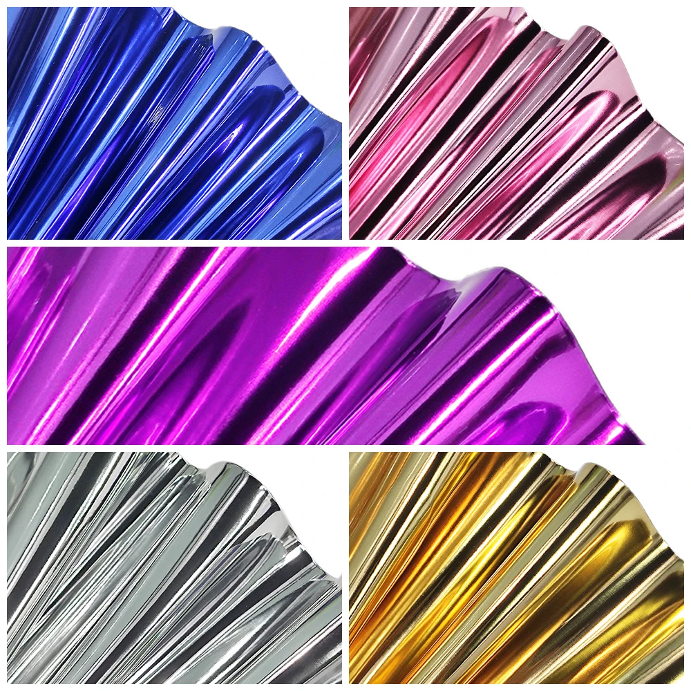 Gładka Metaliczna Tkanina 30*135cm Sztuczna Skóra TPU Winyl Materiał do Szycia Akcesoria do Szycia Torby DIY Skóra Ekologiczna PU Rękodzieło Artystyczne