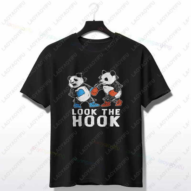 Touch Me and Your First Boxing Lesson Is Free Funny Boxer T-Shirt Casual Short-sleev Crew Neck Tops for Men's Outdoor Activities