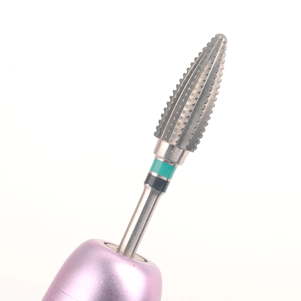 1Pc Tungsten Steel Nail Drill Bit, Professional Large Spiral Barrel Carbide Milling Cutter, Manicure Tool