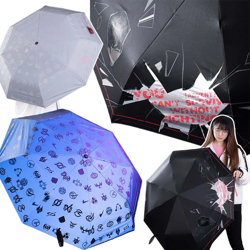 

Kamen Rider Decade Folding Umbrella Manual Anti UV Rain Sun Umbrella Fashion Portable Windproof Adult Children Parasol Umbrella
