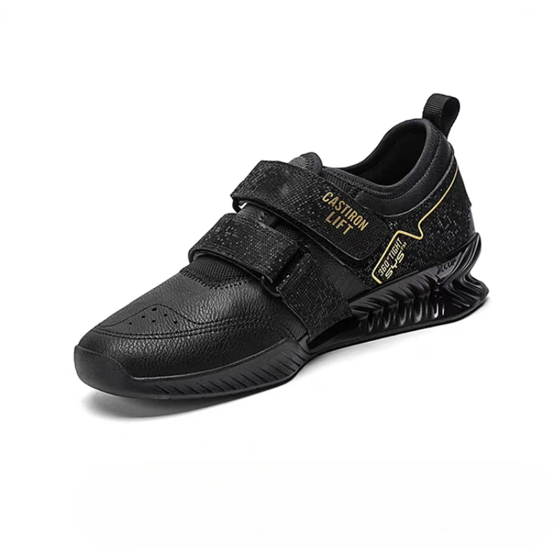 

Good Quality Unisex Gym Training Shoe Thick Soled Squat Hard Pull Shoes for Couples Breathable Men Weight Lifting Sneakers